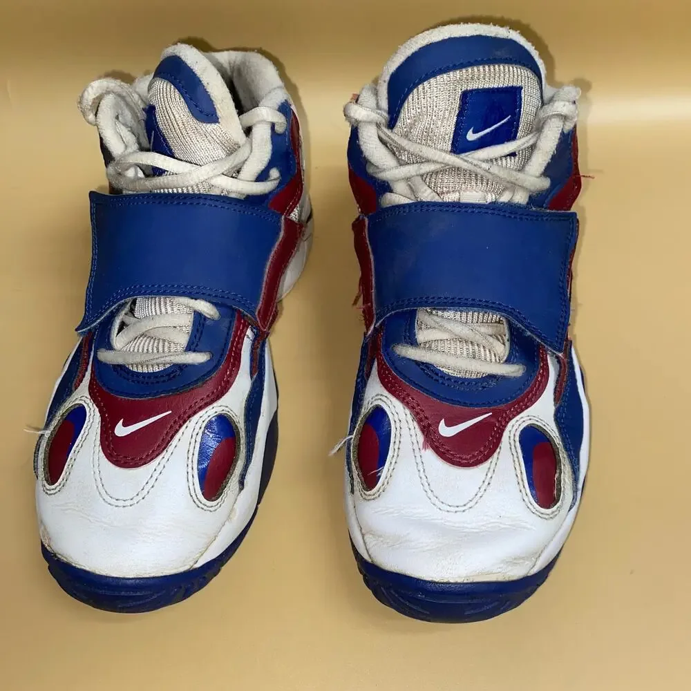Nike Boys White Rush Blue Red Speed Turf GS Sneakers Youth Size 6